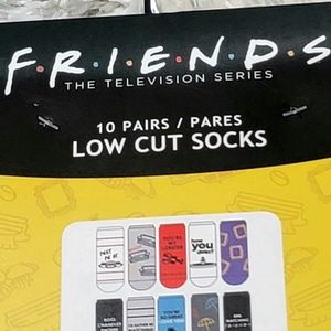 NWT Friends The Television Series Low Cut Socks (10 Pairs)